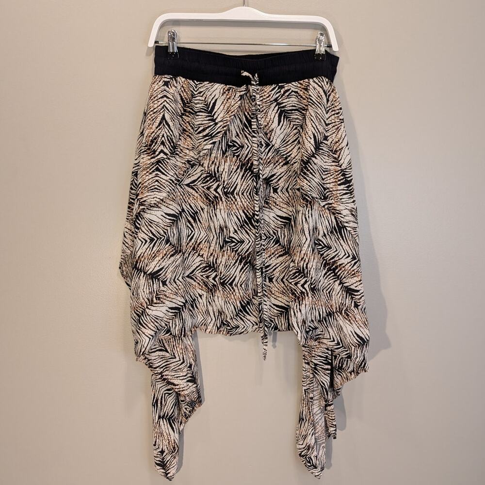 Buddah Pants Wrap Style Pull On Beach Lounge Pool Hippie Travel - Size S